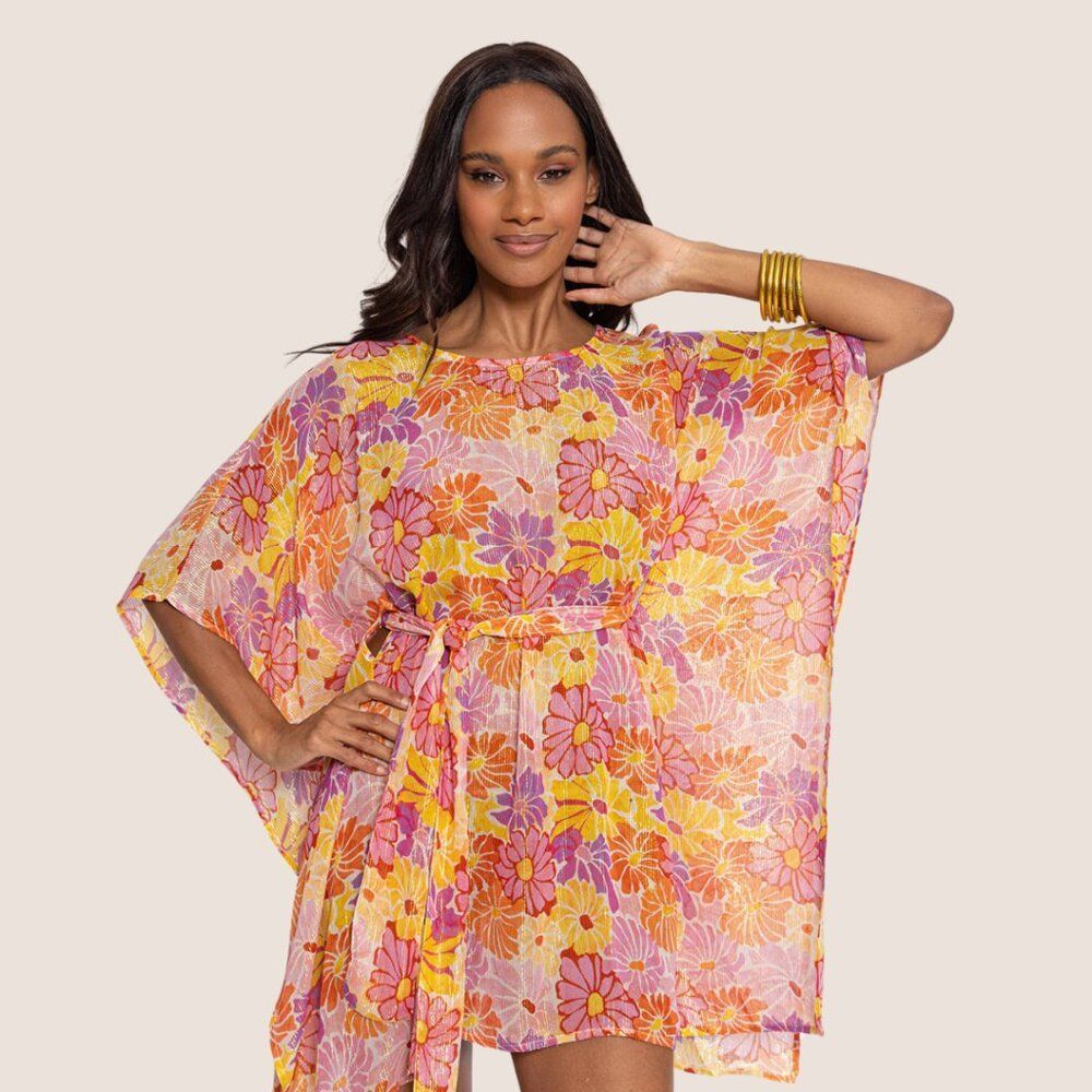 Sundress Floral Livy Cover Up - One Size